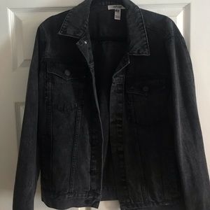 Refuge Black Denim Jacket